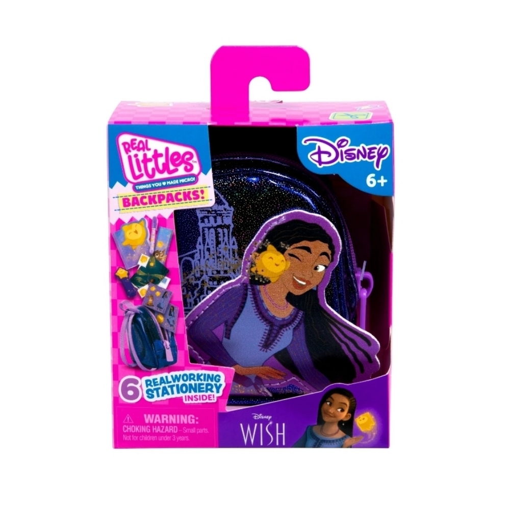 Disney Wish Real Littles Backpack with‎ Stationery